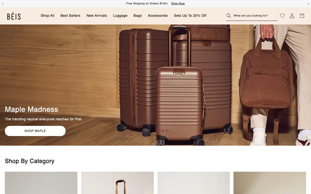 beistravel.com homepage screenshot
