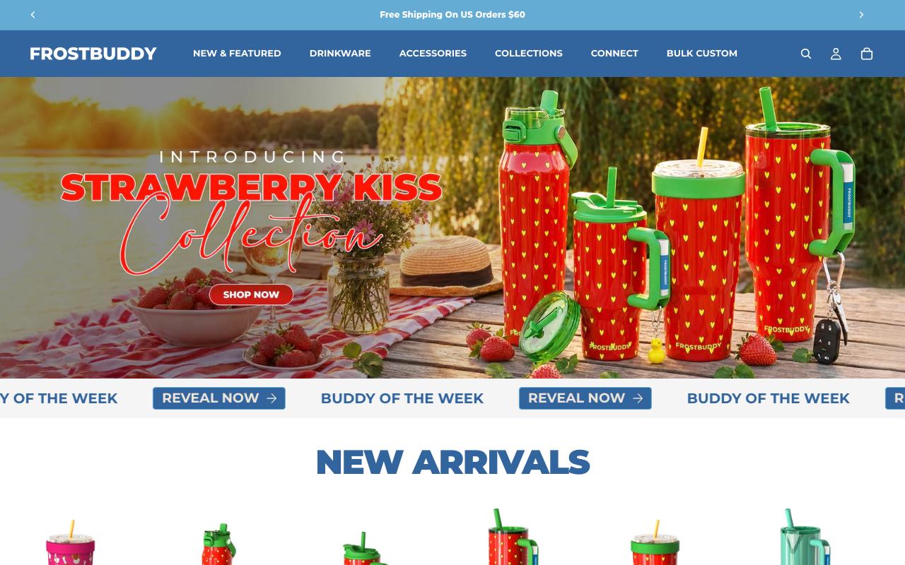 frostbuddy.com homepage screenshot
