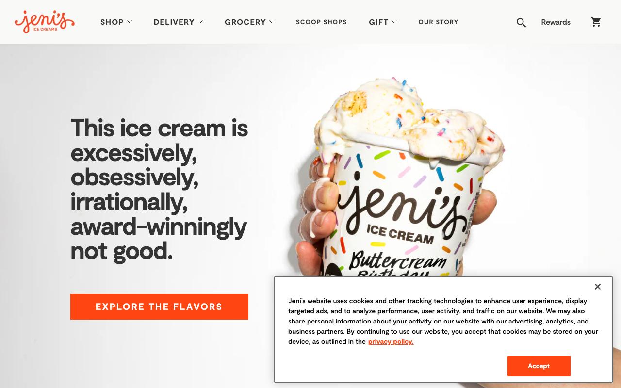 jenis.com homepage screenshot
