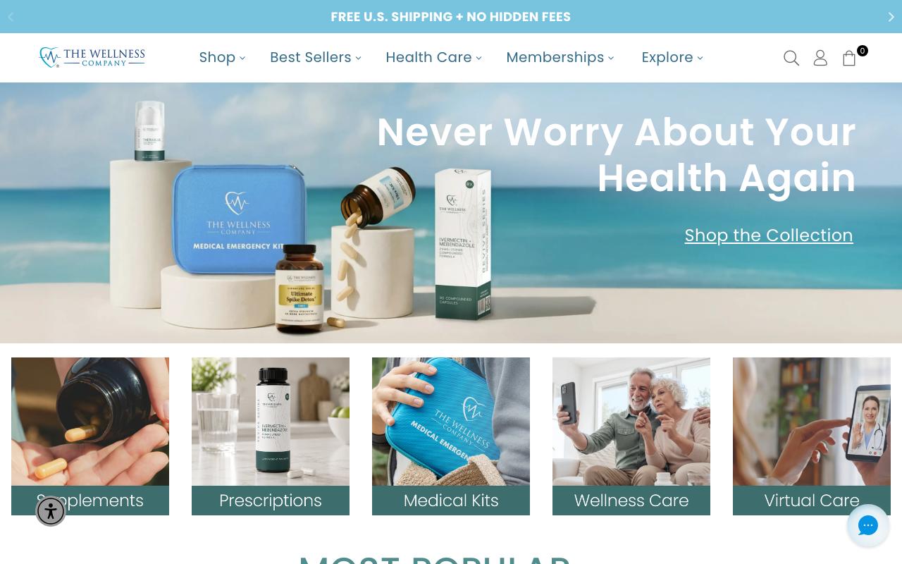 twc.health homepage screenshot