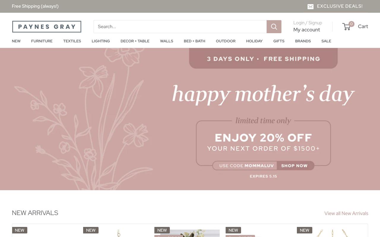 paynesgray.com homepage screenshot